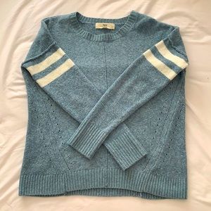 Blue and White Stripe Sweater